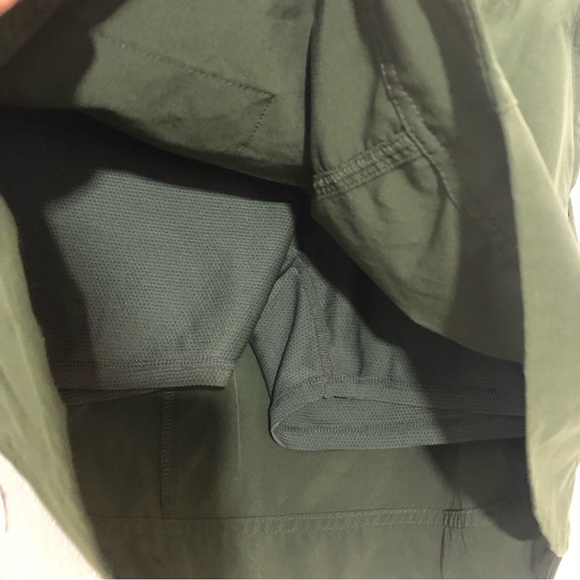 Athleta Chelsea Cargo Skort Tennis Skirt With Shorts Activewear Olive Green 6 - Picture 6 of 9